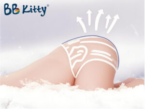 BB Kitty premium baby diaper is breathable and comfortable