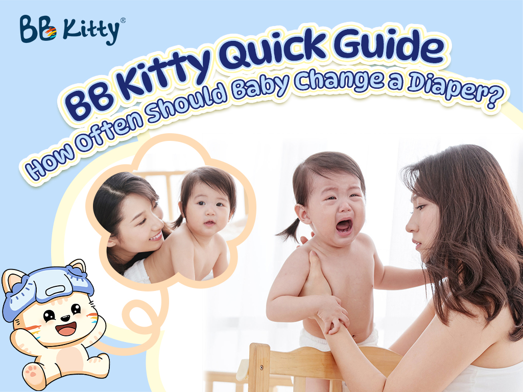 BB Kitty Quick Guide-How often should baby change a diaper?